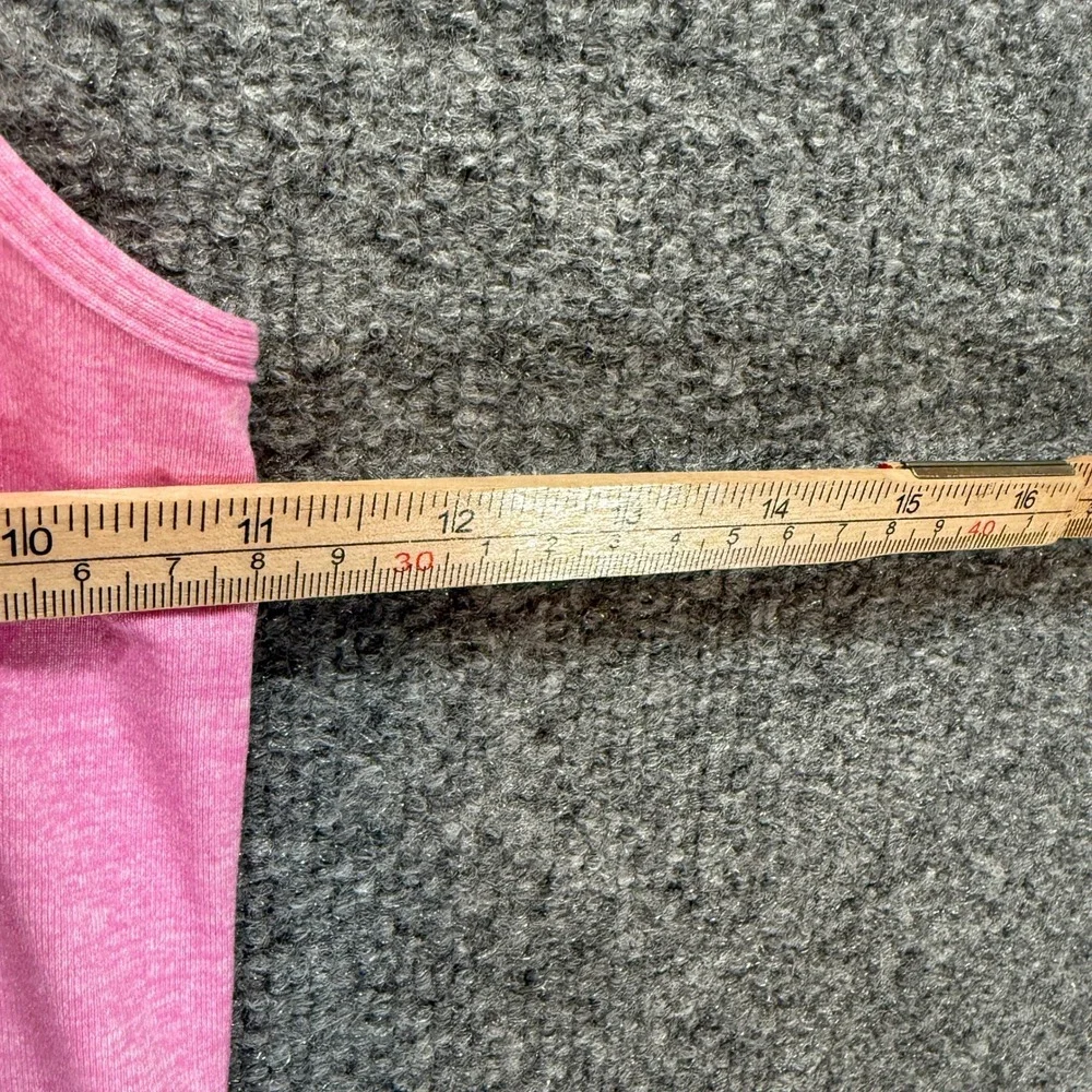 Lululemon Cool Racerback Tank Top Womens 4‎ Pink Heathered Luon Yoga Gym Workout